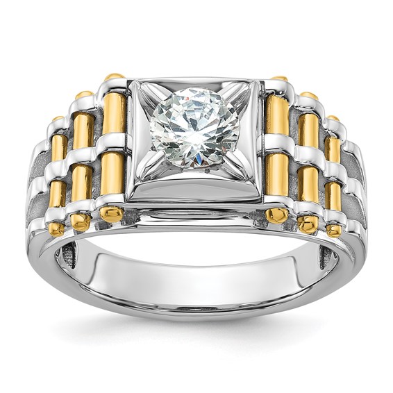 Gold IBGoodman Diamond Mens Rings