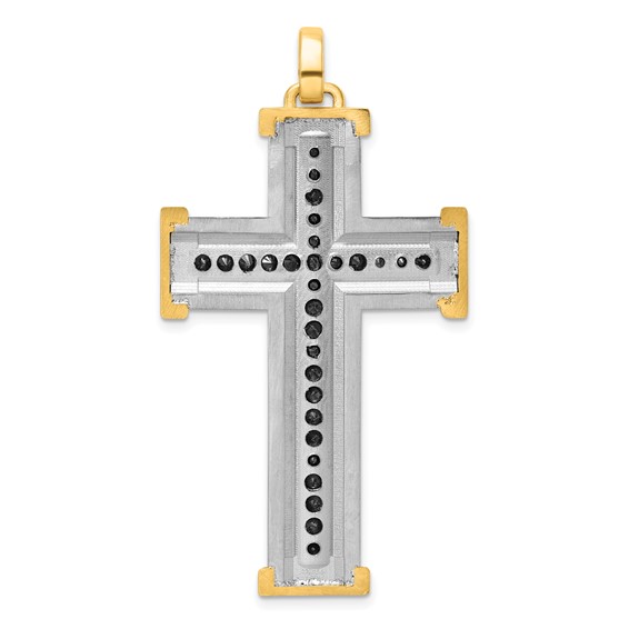 49.2 X 30.8 mm Two Tone Diamond Cross Mounting