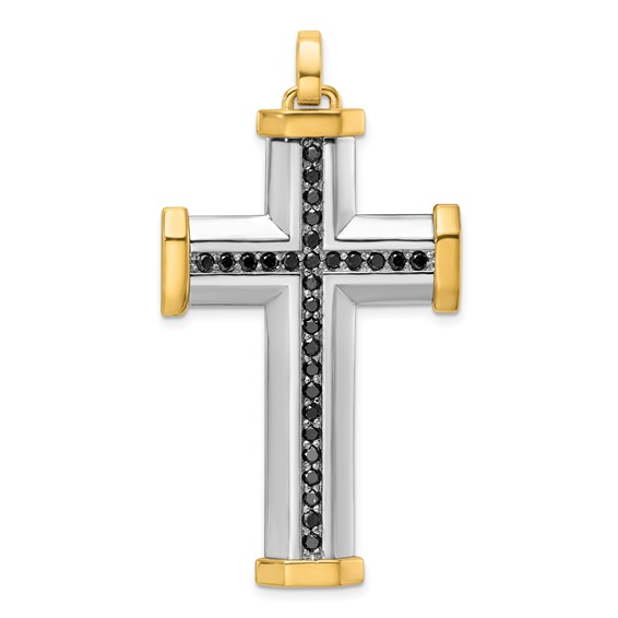 49.2 X 30.8 mm Two Tone Diamond Cross Mounting