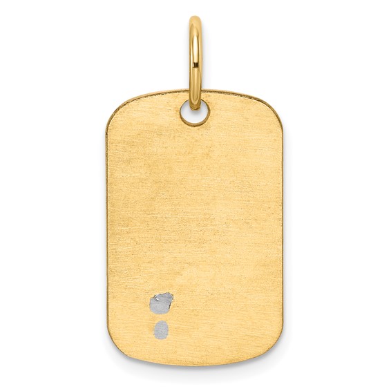 14k Masonic Eye Dog Tag