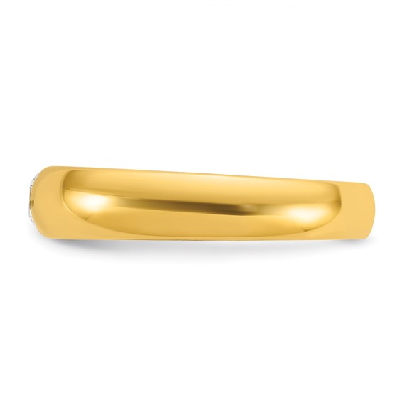  IB Goodman 14k Mens 1/4 carat Diamond Complete Ring