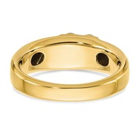 IBGoodman 14K Two-tone 0.17 Carat Lab Grown Diamond VS SI+ G+ Complete Polished Men's Ring view 5