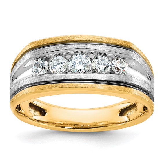 Gold Men's Diamond Rings