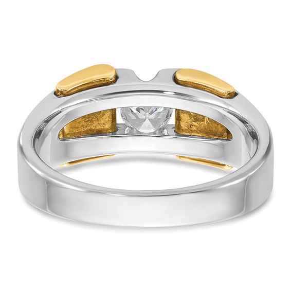 IB Goodman 14k Two-tone Mens Diamond Ring Mounting