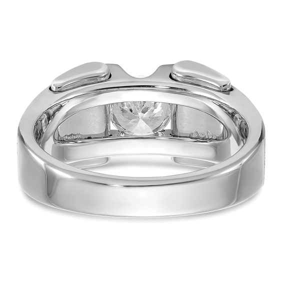 10kw IBGoodman Men's Polished & Satin Lab Grown VS/SI+ G+ Dia Ring