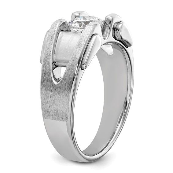 10kw IBGoodman Men's Polished & Satin Lab Grown VS/SI+ G+ Dia Ring