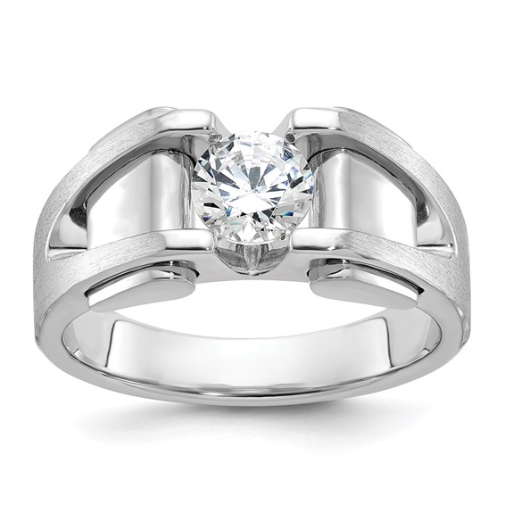 10kw IBGoodman Men's Polished & Satin Lab Grown VS/SI+ G+ Dia Ring