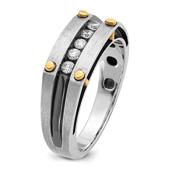 Gold Men's Diamond Rings