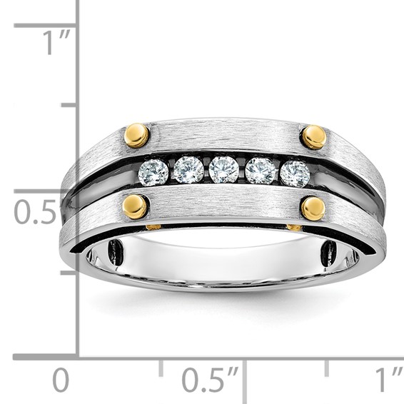 Gold Men's Diamond Rings