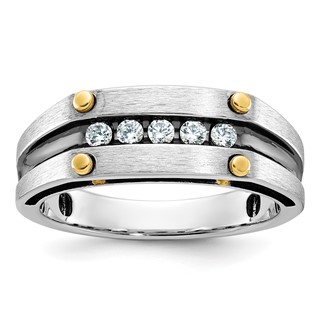 Gold Men's Diamond Rings