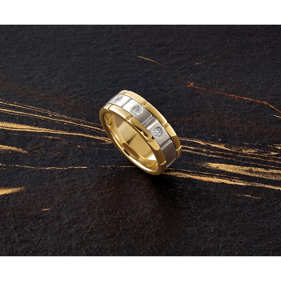 14k Lab Grown Diamond Mens Ring