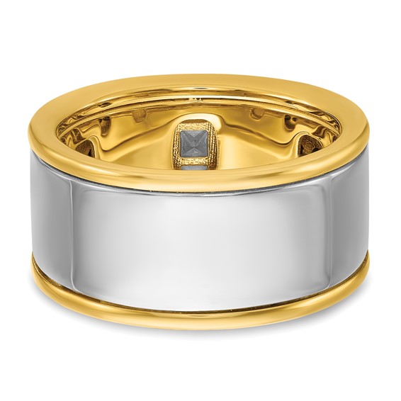 IBGoodman Men's Black & White Diamond Rings