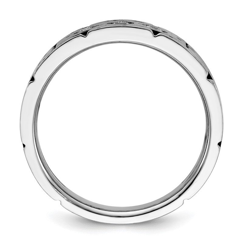 IBGoodman 14k Two-tone 1/4 carat Lab Grown Diamond VS/SI+ G+ Complete Three Stone Men's Ring