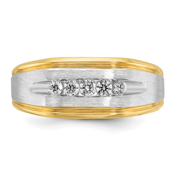 Gold Men's Diamond Rings