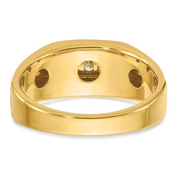 Gold Men's Diamond Rings