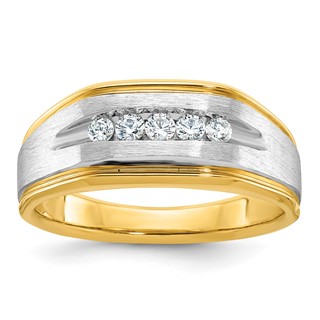 Gold Men's Diamond Rings
