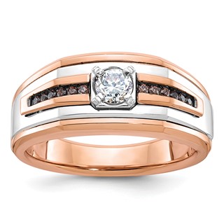 Men's White Gold Solitaire Ring