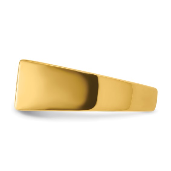 IBGoodman 14k Two-tone 1 1/4 carat Lab Grown Diamond VS/SI+ G+ Complete Polished and Brushed Men's Ring