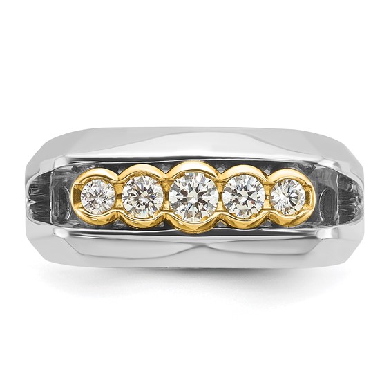 Gold Men's Diamond Rings