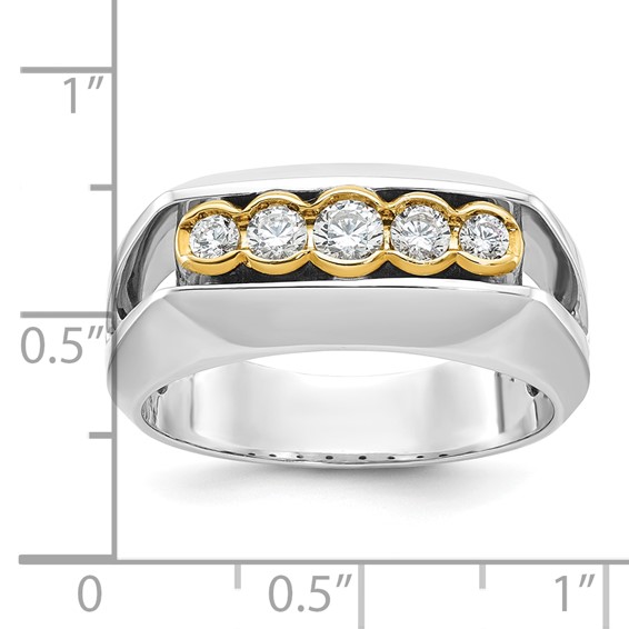 Gold Men's Diamond Rings