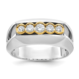 Gold Men's Diamond Rings
