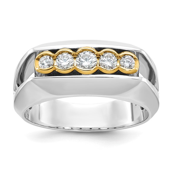Gold Men's Diamond Rings