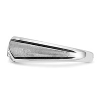 IBGoodman 14K White Gold Polished and Satin Men's Ring Mounting view 5