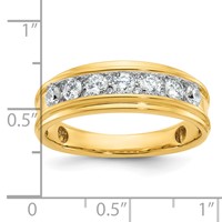 IBGoodman 14K Yellow Gold Polished Men's Ring Mounting view 3
