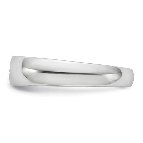 Gold Men's Polished  Diamond Ring