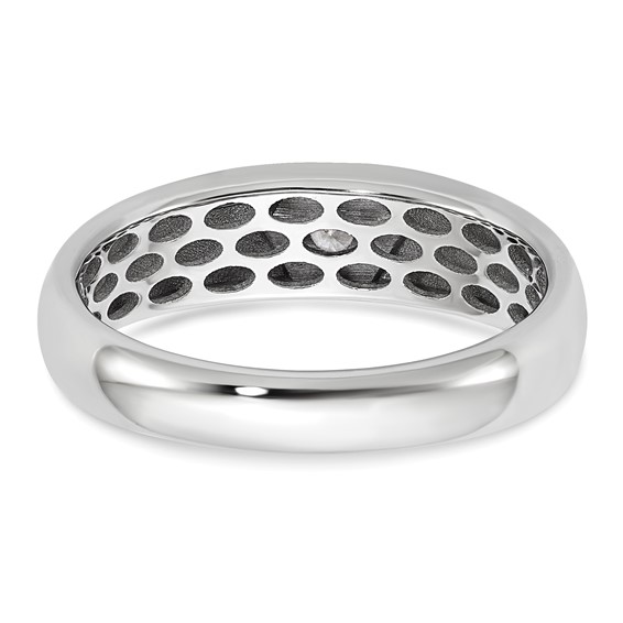 Gold Men's Polished  Diamond Ring