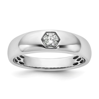 14kw IB Goodman Mens Polished Diamond Ring Mounting