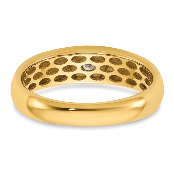 14ky IB Goodman Mens Polished Diamond Ring Mounting