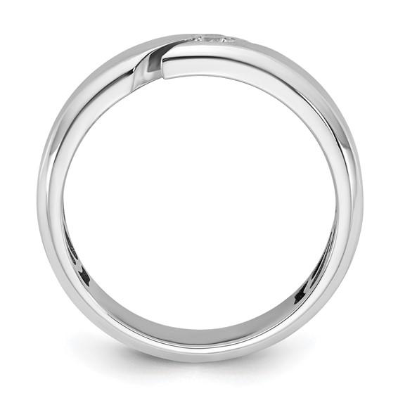 14kw IB Goodman Mens Satin Diamond Ring Mounting