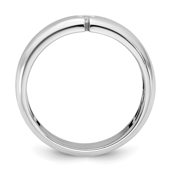 14kw IB Goodman Mens Satin Diamond Ring Mounting