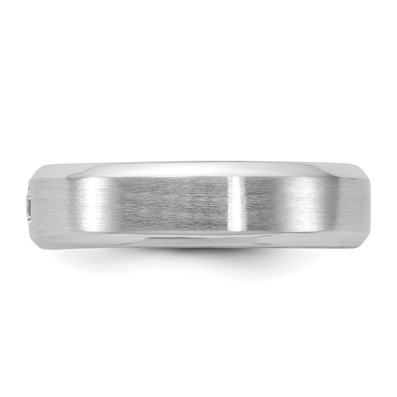 14kw IB Goodman Mens Satin Diamond Ring Mounting