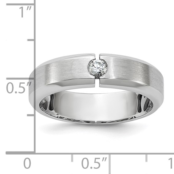 14kw IB Goodman Mens Satin Diamond Ring Mounting