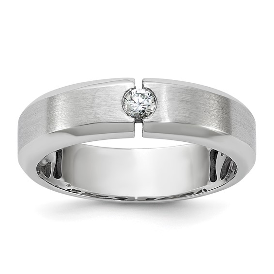 14kw IB Goodman Mens Satin Diamond Ring Mounting