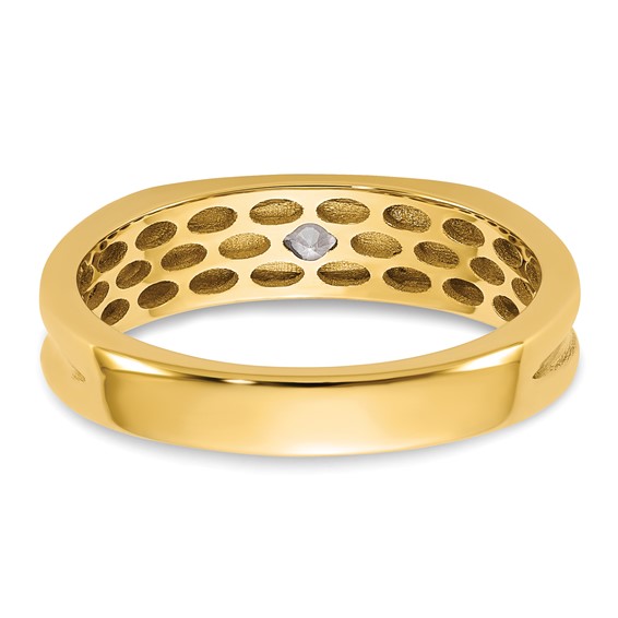 14ky w/White Rhodium IB Goodman Mens Diamond Ring Mounting