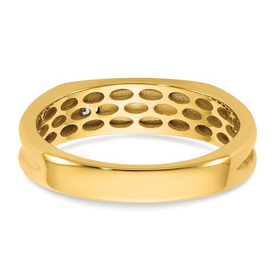 14ky w/White Rhodium IB Goodman Mens Diamond Ring Mounting