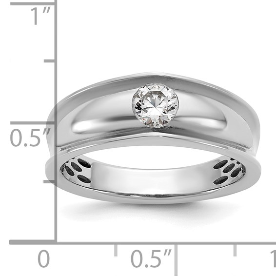 14kw IB Goodman Mens Polished Diamond Ring Mounting