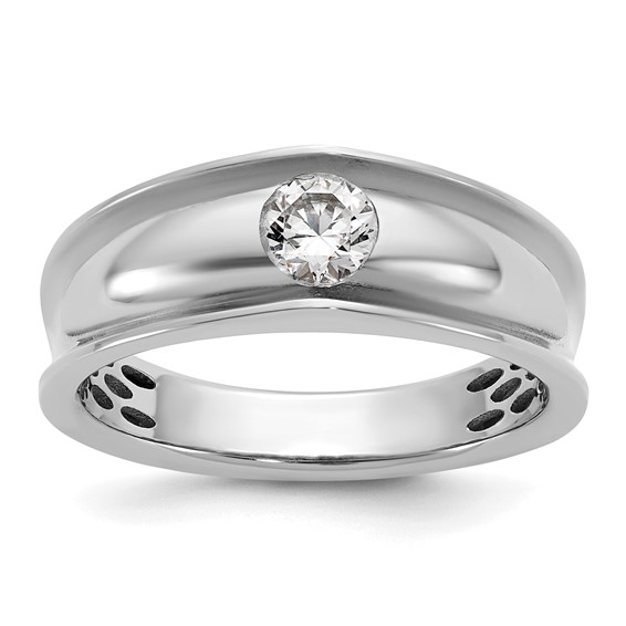14kw IB Goodman Mens Polished Diamond Ring Mounting