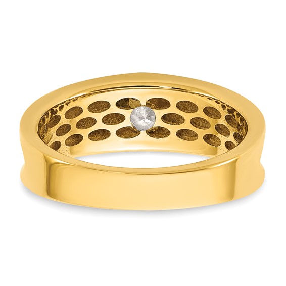 14ky w/White Rhodium IB Goodman Mens Diamond Ring Mounting