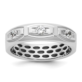 14kw IB Goodman Mens Satin Diamond Ring Mounting