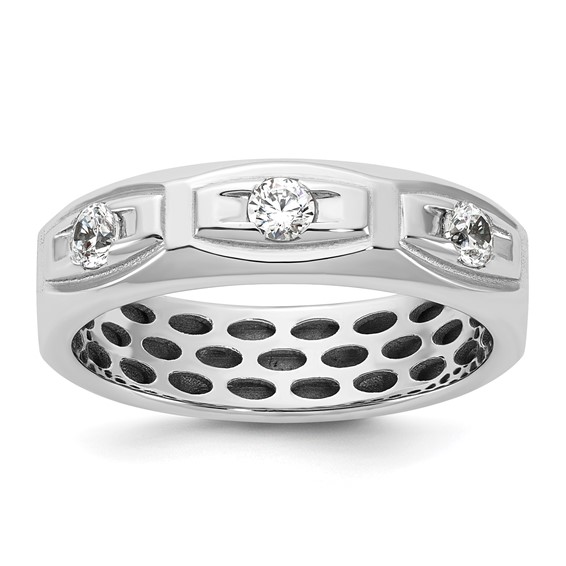 14kw IB Goodman Mens Satin Diamond Ring Mounting