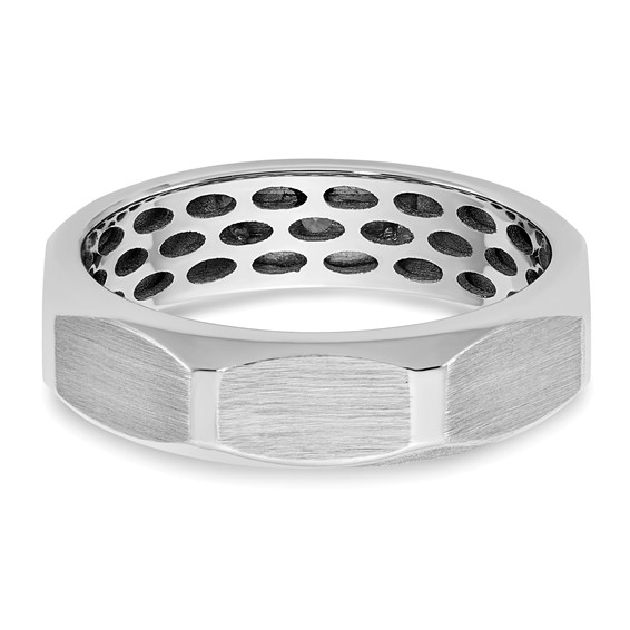 14ktt IB Goodman Mens Satin Diamond Ring Mounting