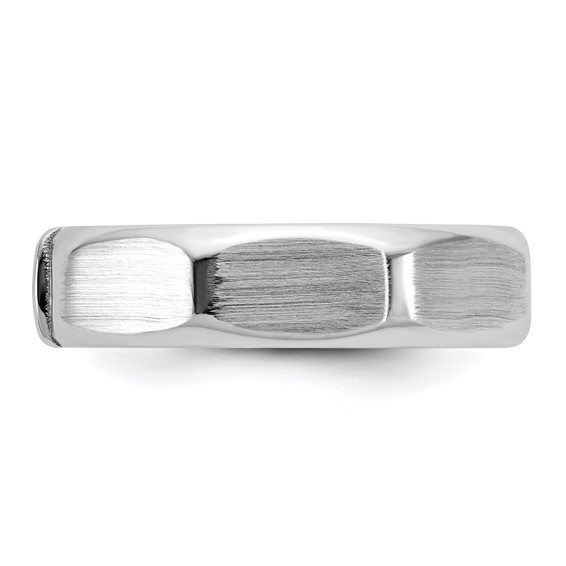 14kw IB Goodman Mens Satin Complete .03ct Diamond Ring