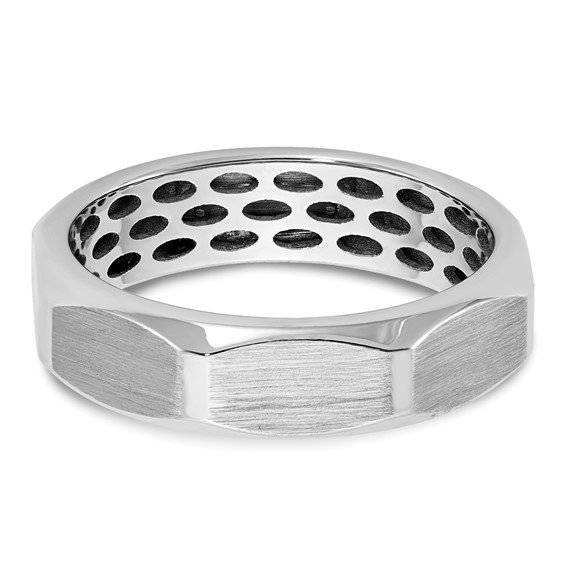 14ktt IB Goodman Mens Satin Complete 1/20ct Diamond Ring