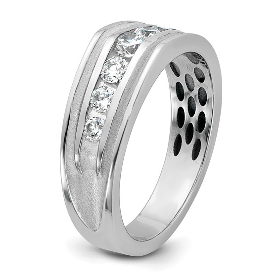 Gold Men's 7 Stone Diamond Ring