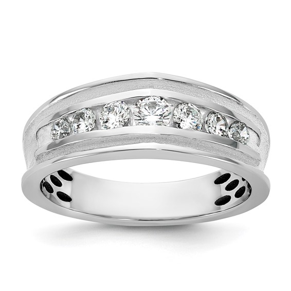 Gold Men's 7 Stone Diamond Ring