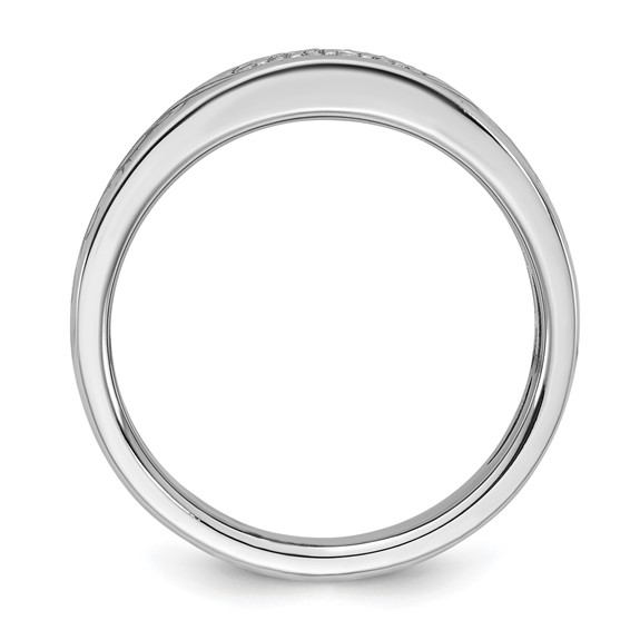 14kw Antiqued IB Goodman Scroll Design Mens Diamond Ring Mounting